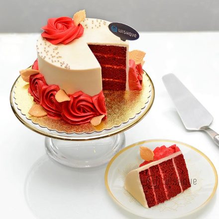 Red Rose Creamecheese Redvelvet  Mini Cake