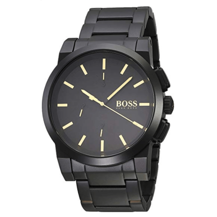 hugo boss men's stainless steel strap watch