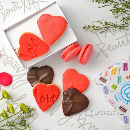 Pink Hearts Cookies & Sweets Collection