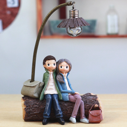 Date Night Couple Ornament with Night Light