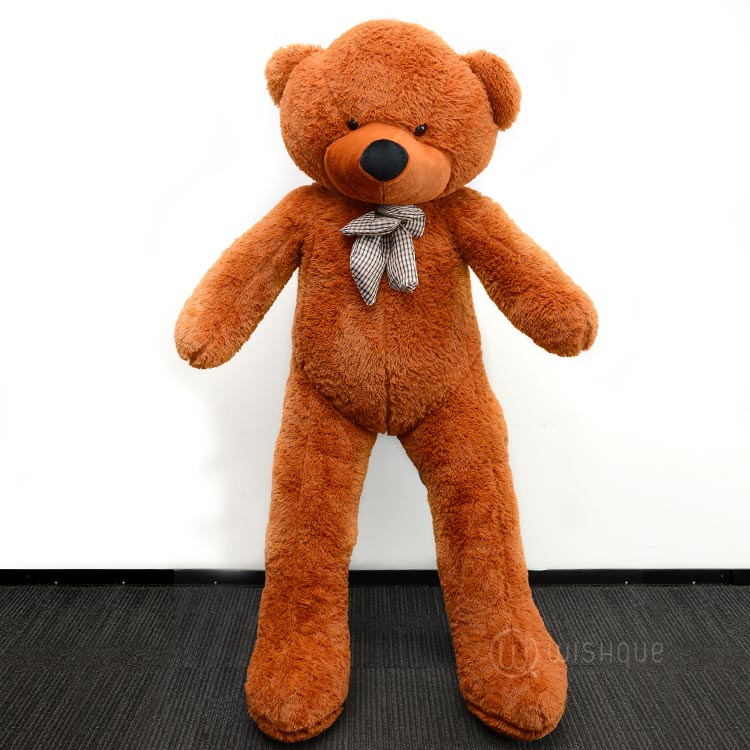 Giant Life Size Teddy Bear In Brown (5 Feet)