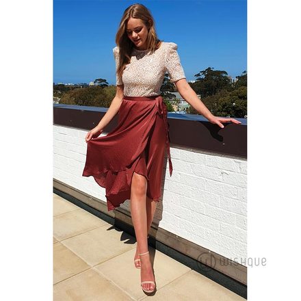 Effortless Chic Wrap Skirt By Rushi Clothing