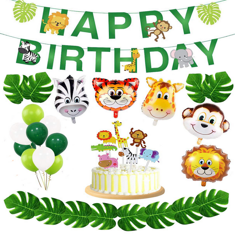 Animal Theme Birthday Party Decor Set - Theme Party Decors | Wishque