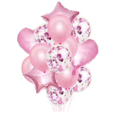 Party Decor Balloons Pack - Pink