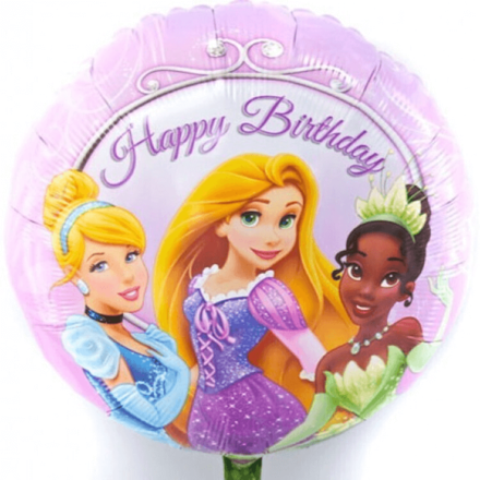 Happy Birthday Disney Princess Foil Balloon