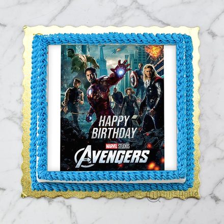 Avengers Edible Print Cake 1Kg