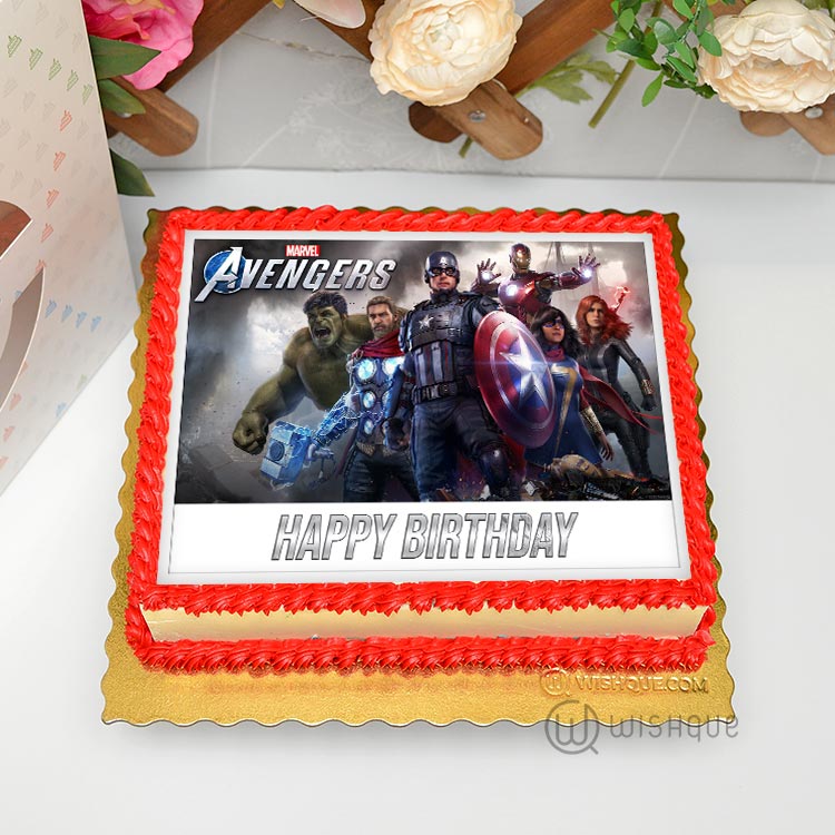 Courageous Avengers Poster Cake – MGS