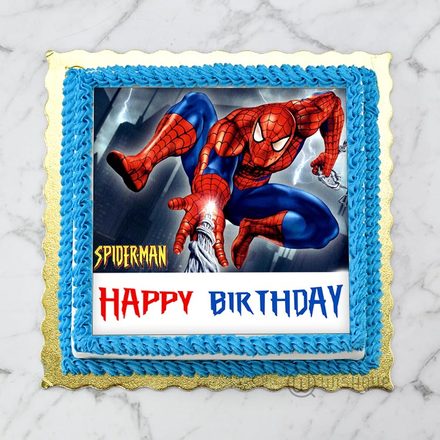 Amazing Spiderman  Edible Print Cake 1Kg