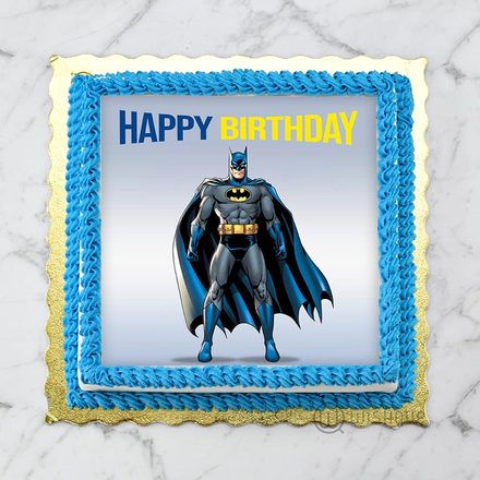 Batman Edible Print Cake 1Kg