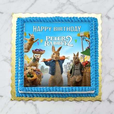 Peter Rabbit 2 Edible Print Cake 1Kg