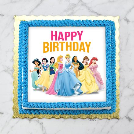 Disney Princesses Edible Print Cake 1Kg