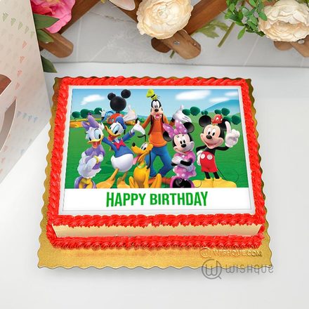Mickey Mouse And Friends  Edible Print Cake 1.5kg