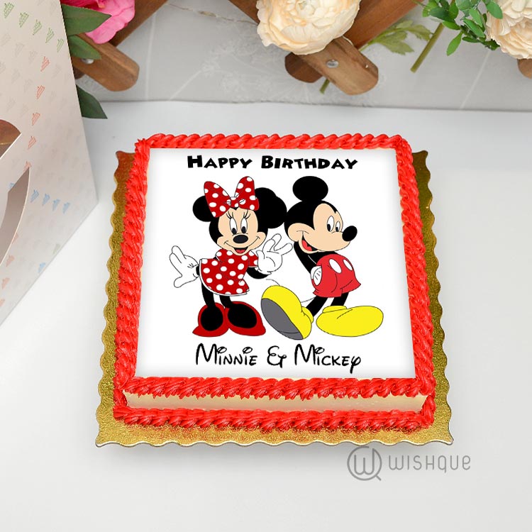 Mickey and Minnie Mouse Cake – Sooperlicious Cakes