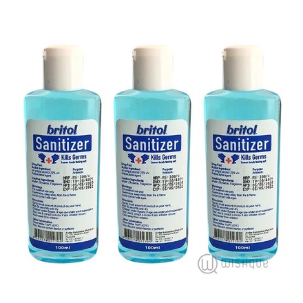 Britol Hand Sanitizer 100ml Pack Of 3