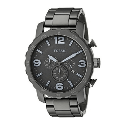 Fossil Men's JR1401 Nate Stainless Steel Watch with Link Bracelet