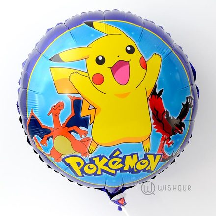 Pikachu Purple Foil Balloon