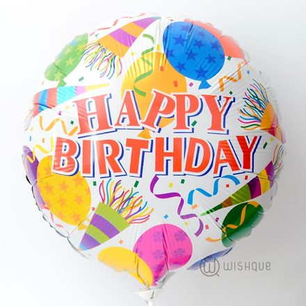 Happy Birthday Celebration Foil Balloon