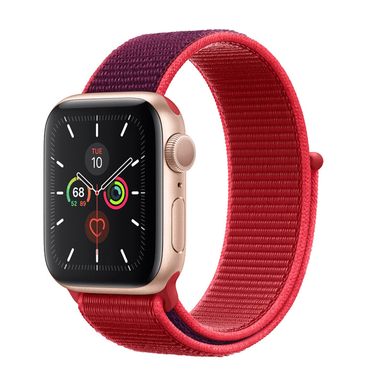 Apple Watch Series 5 Gold Aluminium 40mm Case with Sport Loop(GPS ...