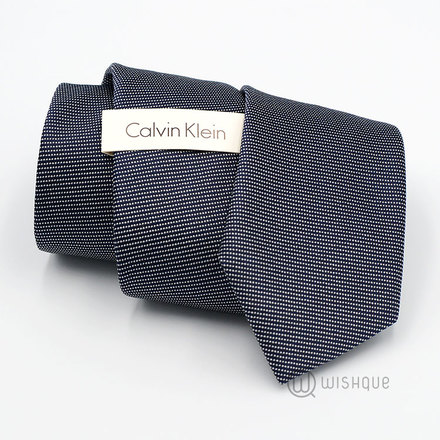 Calvin Klein Men's Business Brown  Fine Spot Tie