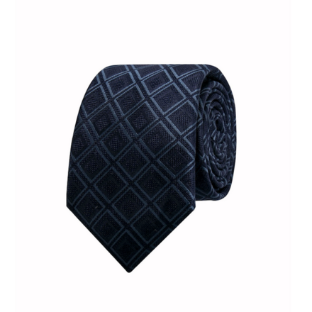 Geoffrey Beene Men's Business Navy Blue Thick Check Tie