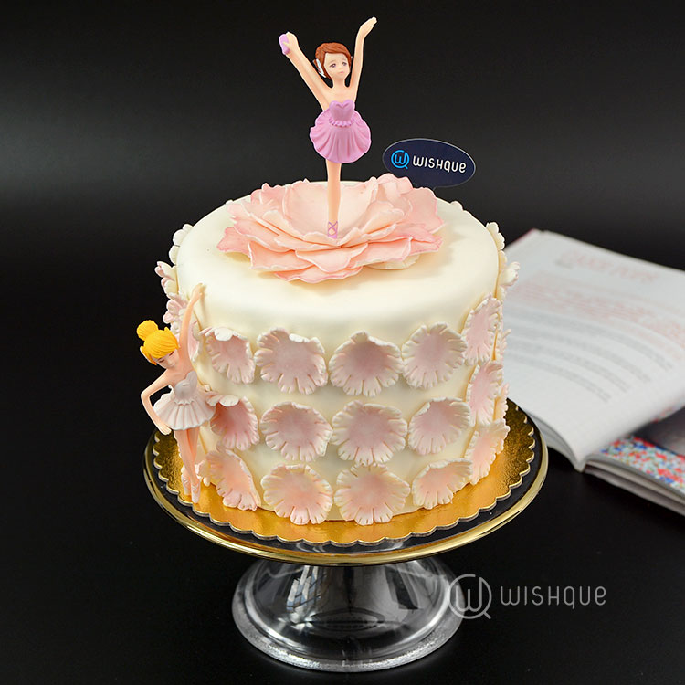 Ballerina Ribbon Cake