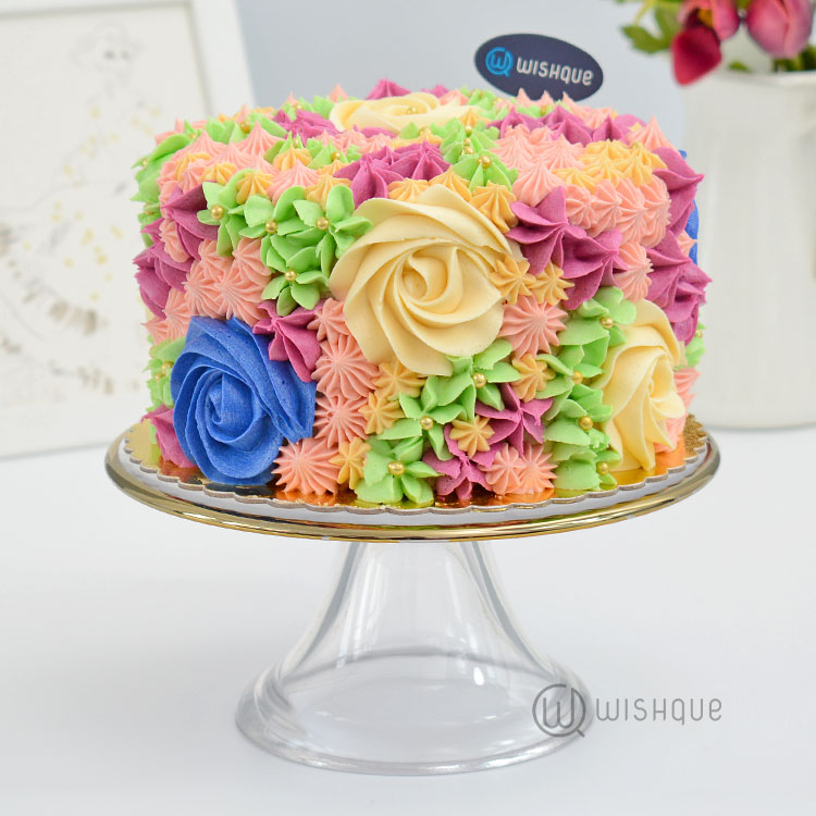 Ribbon Cake (Swirled Pastel Cake) - The Flavor Bender