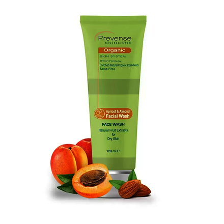 Prevense Apricot & Almond Facial Wash For Dry Skin 120ml