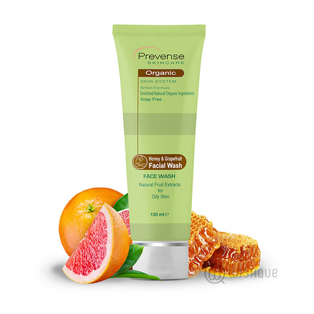 Prevense Honey & Grape Fruit Facial Wash For Oily Skin 120ml