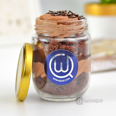 Chocolate Ganache Cake Jar