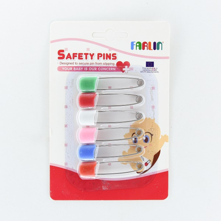 Farlin Safety Pins 6Pcs