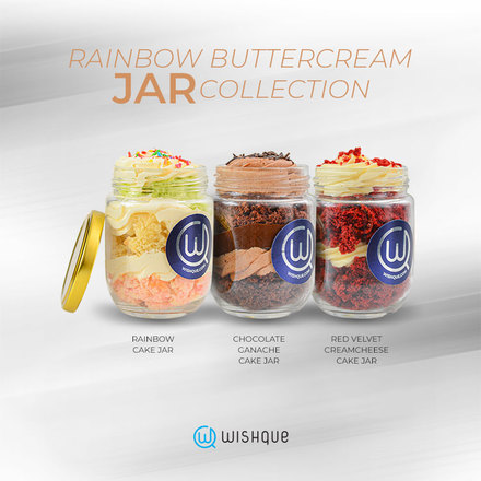 Rainbow Buttercream Jar Collection