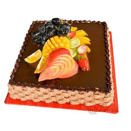 Chocolate & Fruit Cake