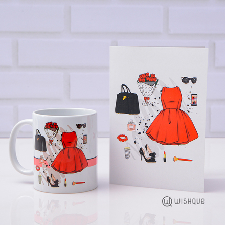 Stay Beautiful Greeting Card & Printed Mug