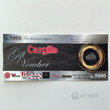 Cargills Gift Voucher 5000