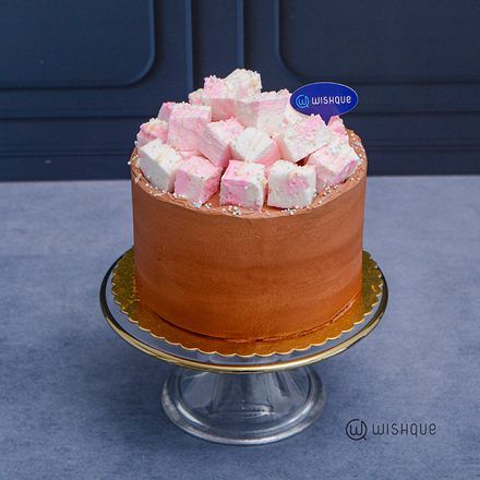 Hot Chocolate Marshmallow Cake