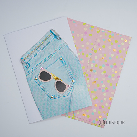 Girls In Jeans Greeting Card