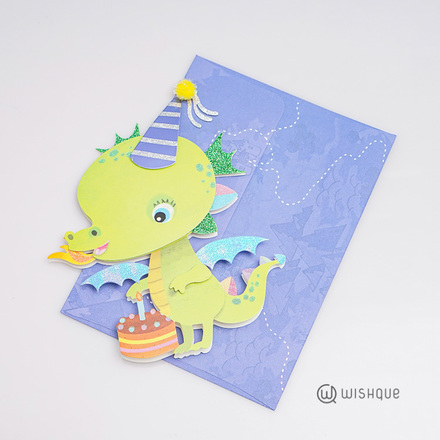 Baby Dragon Birthday Card