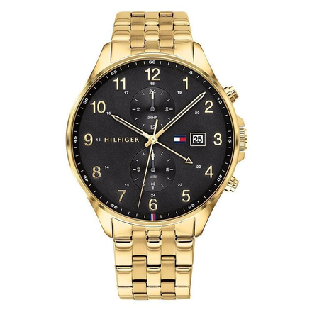 Tommy Hilfiger Gold Steel Men's Multi-function Watch 1791708
