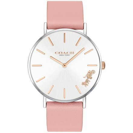 Coach Perry Pink Leather Ladies Watch 14503258