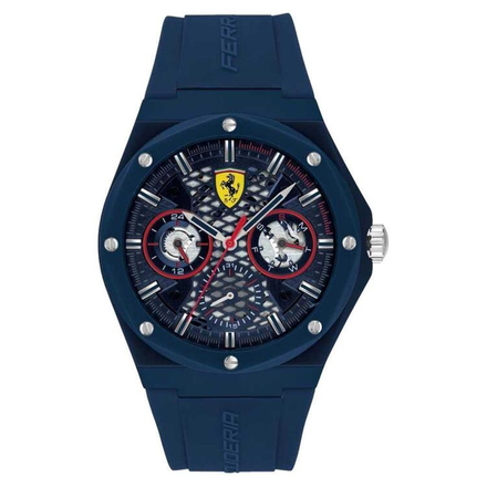 Scuderia Ferrari Aspire Blue Silicone Men's Multi-function Watch 830788