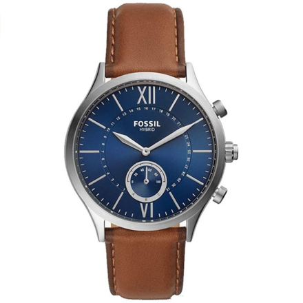 Fossil Hybrid Smartwatch Fenmore Brown Leather Men's Watch BQT1106
