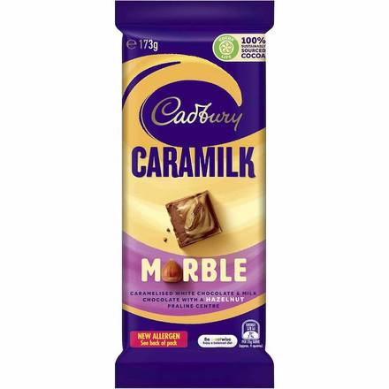 Cadbury Caramilk Marble Chocolate Block 173g
