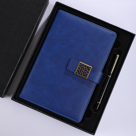 Creative Business Diary And Pen-Dark Blue