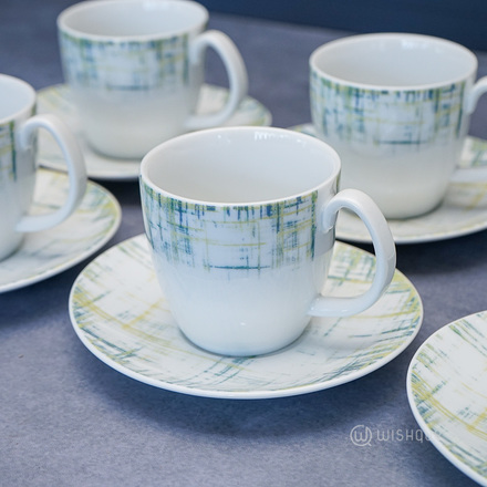 Art Weave 12 Pcs Dankotuwa Porcelain Tea Set