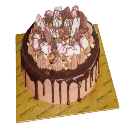 Chocolate Rocky Road Drip Cake