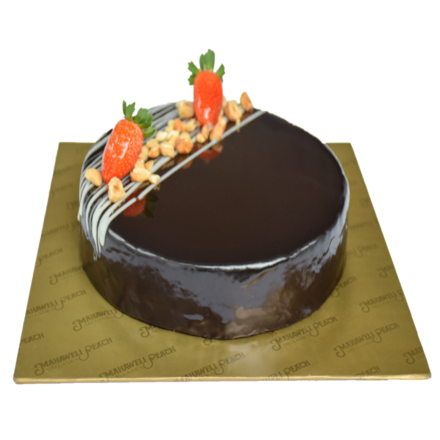 Dark & White Chocolate Mousse Cake