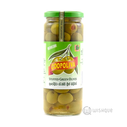 Coopoliva Stuffed Green Olives 450 g