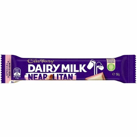 Cadbury Dairy Milk Neapolitan Milk Chocolate Bar 50g