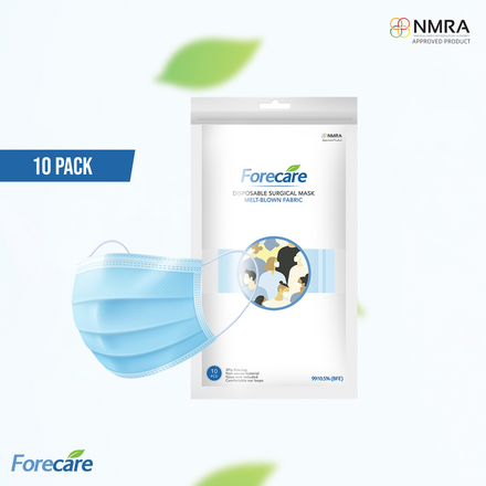Forecare Surgical Mask 10 pcs pack