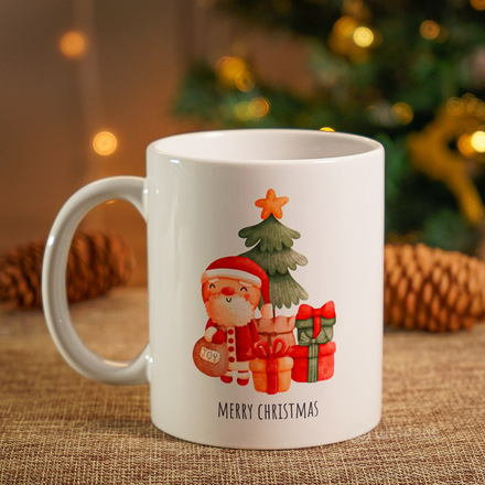 Joy Christmas Printed Mug